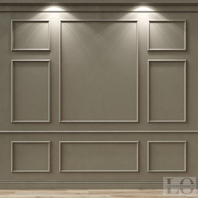 Lijst & Ornament Plint QL023 (40 x 19 mm), lengte 2 m