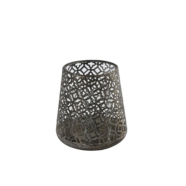 Countryfield Theelicht Bibian S brons-L10,5B10,5H11,5CM