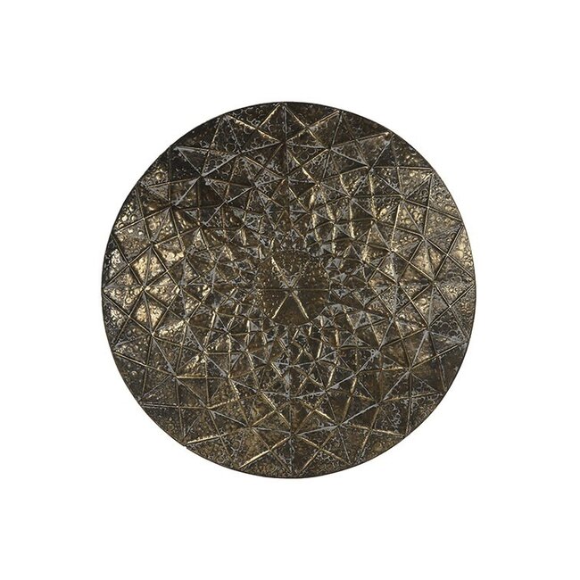 Countryfield  Wandversiering schild ro Georgio M brons-Ø62CM