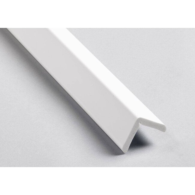 Homestar Kunststof hoekprofiel / hoeklijst / hoekbeschermer CP20 (22 x 22 mm), lengte 2 m