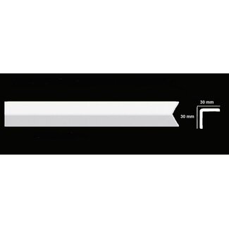 Homestar Kunststof hoekprofiel CP30 (30 x 30 mm), lengte 2 m
