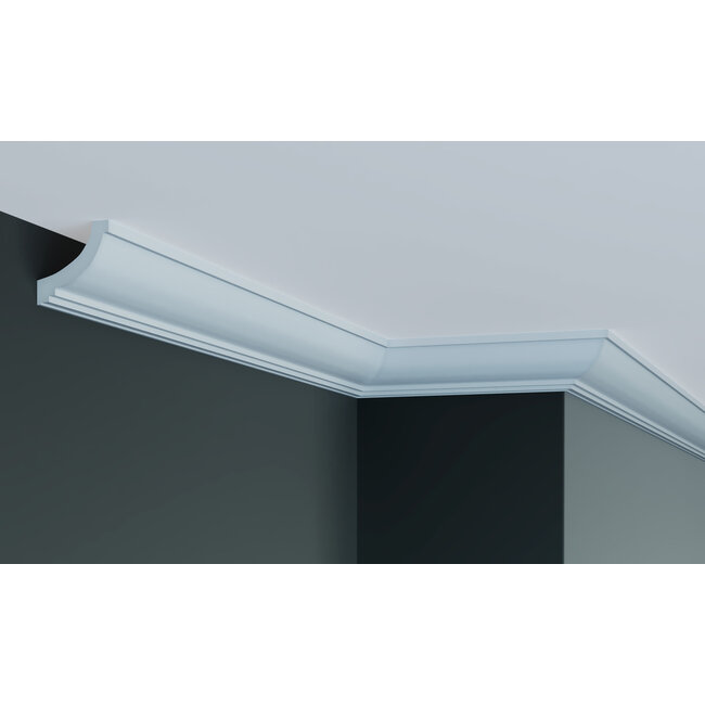 Grand Decor Plafondlijst P920 / K229 (50 x 50 mm), polyurethaan, lengte 2 m