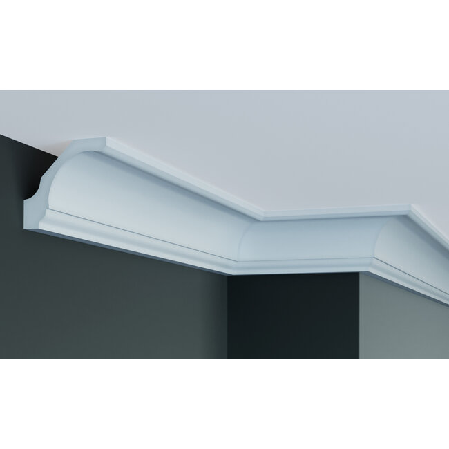 Grand Decor Kroonlijst P935 / K251 (90 x 85 mm), polyurethaan, lengte 2 m