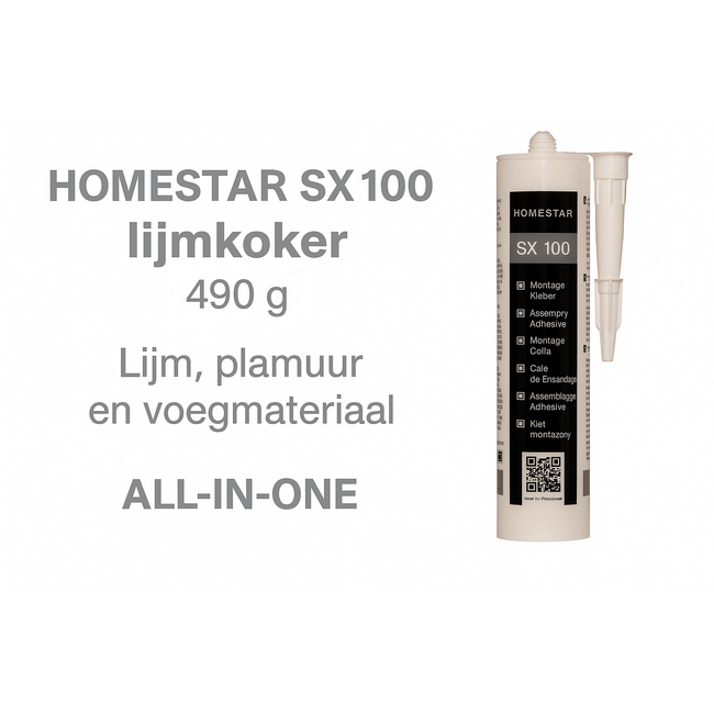 Homestar Lijmkoker SX100 (490 g)