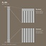 Grand Decor Pilasterschacht PL253 - polyurethaan, 13,5 x 200 cm