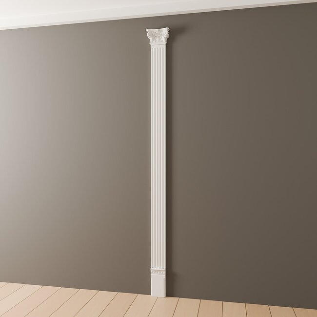Grand Decor Pilasterschacht PL253 - polyurethaan, 13,5 x 200 cm