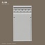 Grand Decor Pilastervoet PL255 - polyurethaan, 13,5 x 25,5 cm