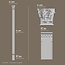Grand Decor Pilastervoet PL252 - polyurethaan, 11 x 25,5 cm