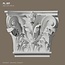 Grand Decor Pilasterkapiteel PL257 - polyurethaan, 41,9 x 34,5 cm