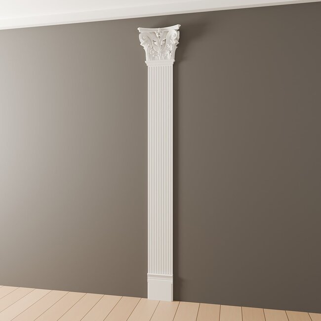 Grand Decor Pilasterkapiteel PL257 - polyurethaan, 41,9 x 34,5 cm