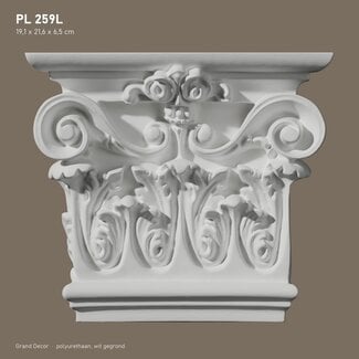 Grand Decor Pilaster PL259L kapiteel (21,6 x 19,1 cm)