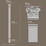 Grand Decor Pilasterkapiteel PL259L - polyurethaan, 21,6 x 19,1 cm