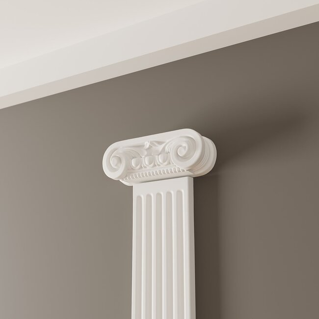 Grand Decor Pilasterkapiteel PL262 - polyurethaan, 24,2 x 8 cm