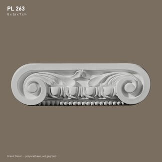 Grand Decor Pilaster PL263 kapiteel (26 x 8 cm)