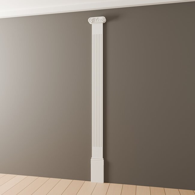 Grand Decor Pilasterkapiteel PL263 - polyurethaan, 26 x 8 cm