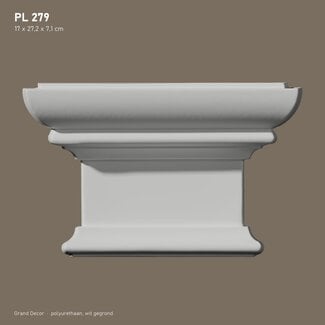 Grand Decor Pilaster PL279 kapiteel (27,2 x 17 cm)