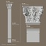 Grand Decor Pilastervoet PL271 - polyurethaan, 24,7 x 25,5 cm