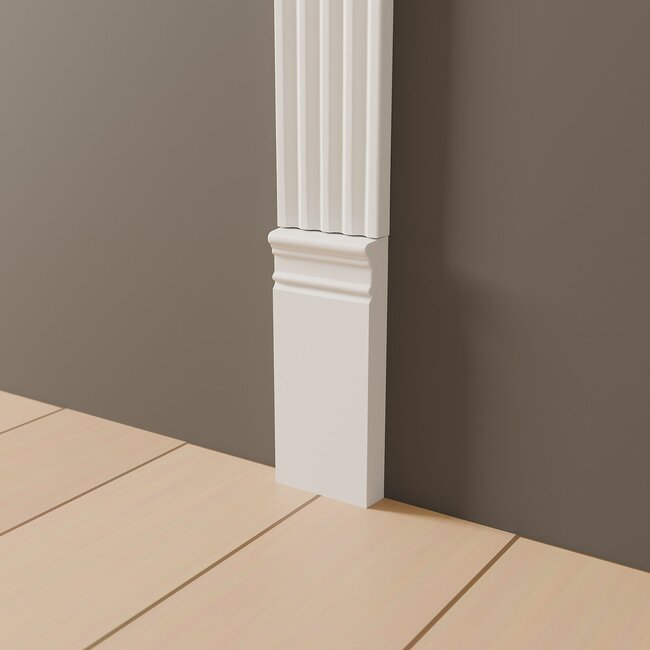 Grand Decor Pilastervoet PL277 - polyurethaan, 11 x 25,4 cm