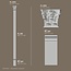 Grand Decor Pilastervoet PL277 - polyurethaan, 11 x 25,4 cm