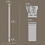 Grand Decor Pilasterset PL252 + PL250 + PL251N - polyurethaan, hoogte 241,5 cm