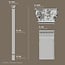 Grand Decor Pilasterset PL255 + PL253 + PL254N - polyurethaan, hoogte 239 cm