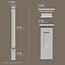 Grand Decor Pilasterset PL266 + PL276 + PL265N - polyurethaan, hoogte 281 cm