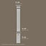 Grand Decor Pilasterset PL266 + PL275 + PL264 - polyurethaan, hoogte 301 cm