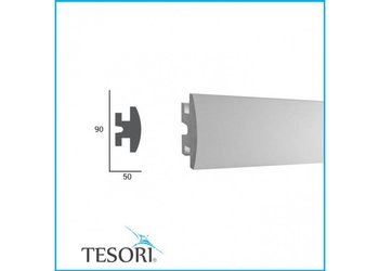 Tesori LED sierlijst voor indirecte verlichting XPS, KD305 (90 x50 mm), lengte 1,15 m