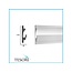 Tesori LED sierlijst voor indirecte verlichting XPS, KD401 (125 x 35 mm), lengte 1,15 m - Verzonken / Semi-Verzonken
