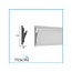 Tesori LED sierlijst voor indirecte verlichting XPS, KD403 (170 x 50 mm), lengte 1,15 m - Verzonken / Semi-Verzonken