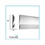 Tesori LED sierlijst voor indirecte verlichting XPS, KD404 (180 x 44 mm), lengte 1,15 m - Verzonken / Semi-Verzonken