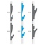 Tesori LED sierlijst voor indirecte verlichting XPS, KD404 (180 x 44 mm), lengte 1,15 m - Verzonken / Semi-Verzonken