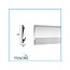 Tesori LED sierlijst voor indirecte verlichting XPS, KD406 (180 x 35 mm), lengte 1,15 m - Verzonken / Semi-Verzonken