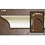 Grand Decor Kroonlijst P907/ K204 (110 x 120 mm), polyurethaan, lengte 2 m