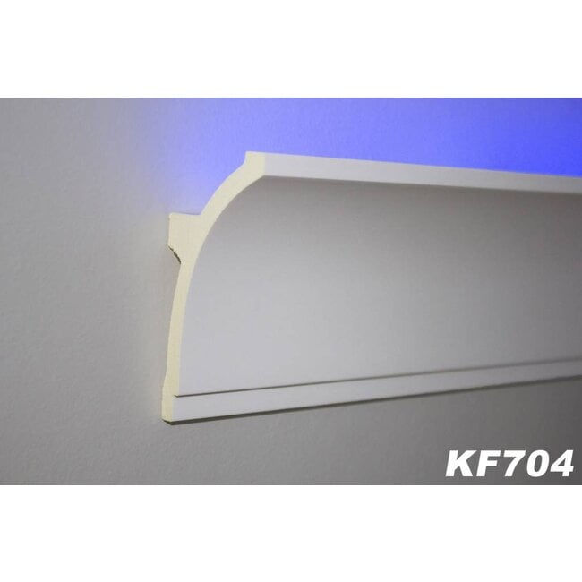 Grand Decor PU - LED sierlijst voor indirecte verlichting, KF704 (100 x 50 mm), lengte 2 m