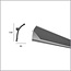Grand Decor PU - LED sierlijst voor indirecte verlichting, KF704 (100 x 50 mm), lengte 2 m