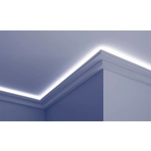 Grand Decor PU - LED sierlijst voor indirecte verlichting, KF705 (111 x 60 mm), lengte 2 m