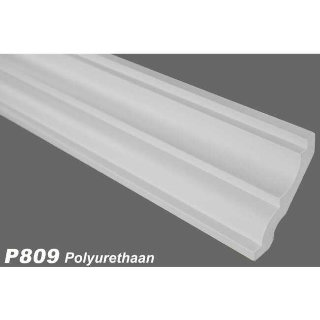 Grand Decor Kroonlijst P809 (64 x 60 mm), polyurethaan, lengte 2 m