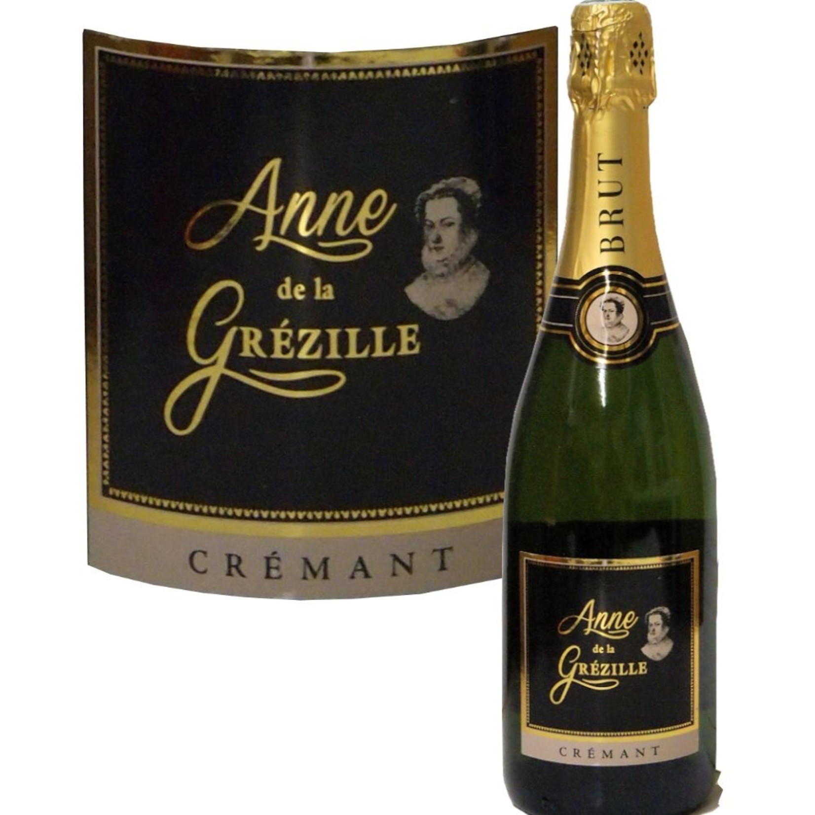 Anne de la Grézille Crémant de Loire brut mit Geschenkkarton fröhliche Weihnachten