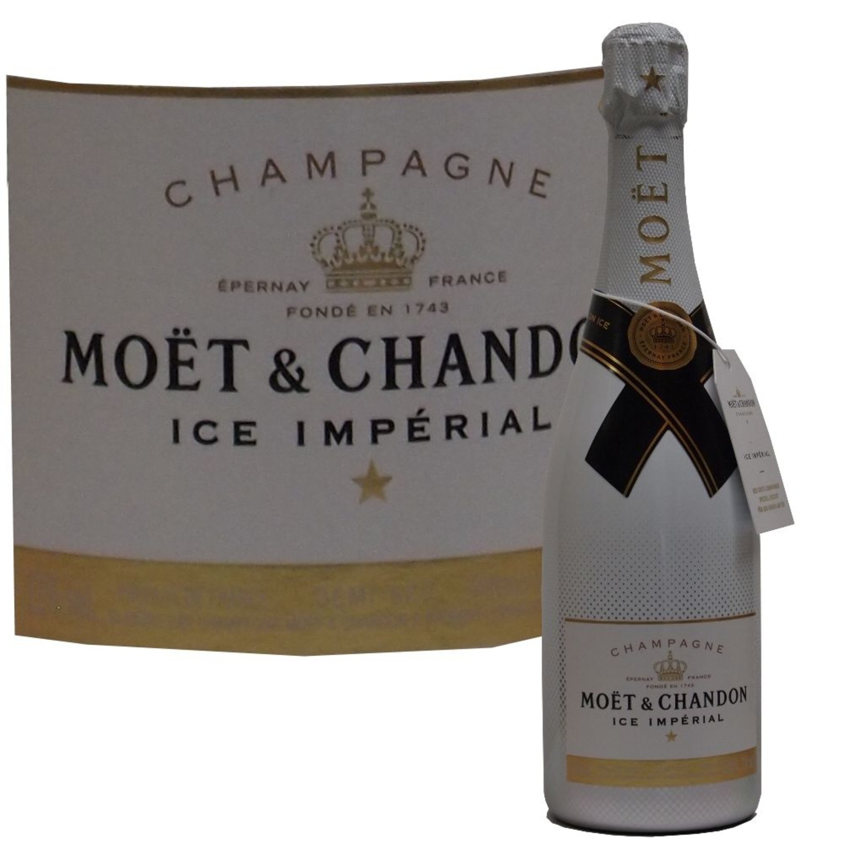 Moet & Chandon Champagner Imperial Ice für perfekten Champagnergenuß auf Eis exklusives Geschenkpaket mit Champagnerbechern