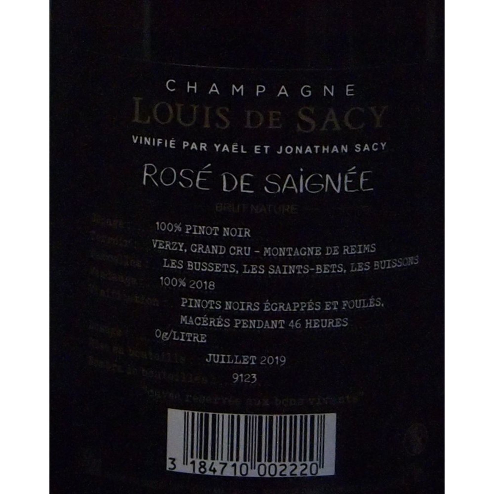 Louis de Sacy Champagner Grand Cru - Rosé de Saignée extra brut