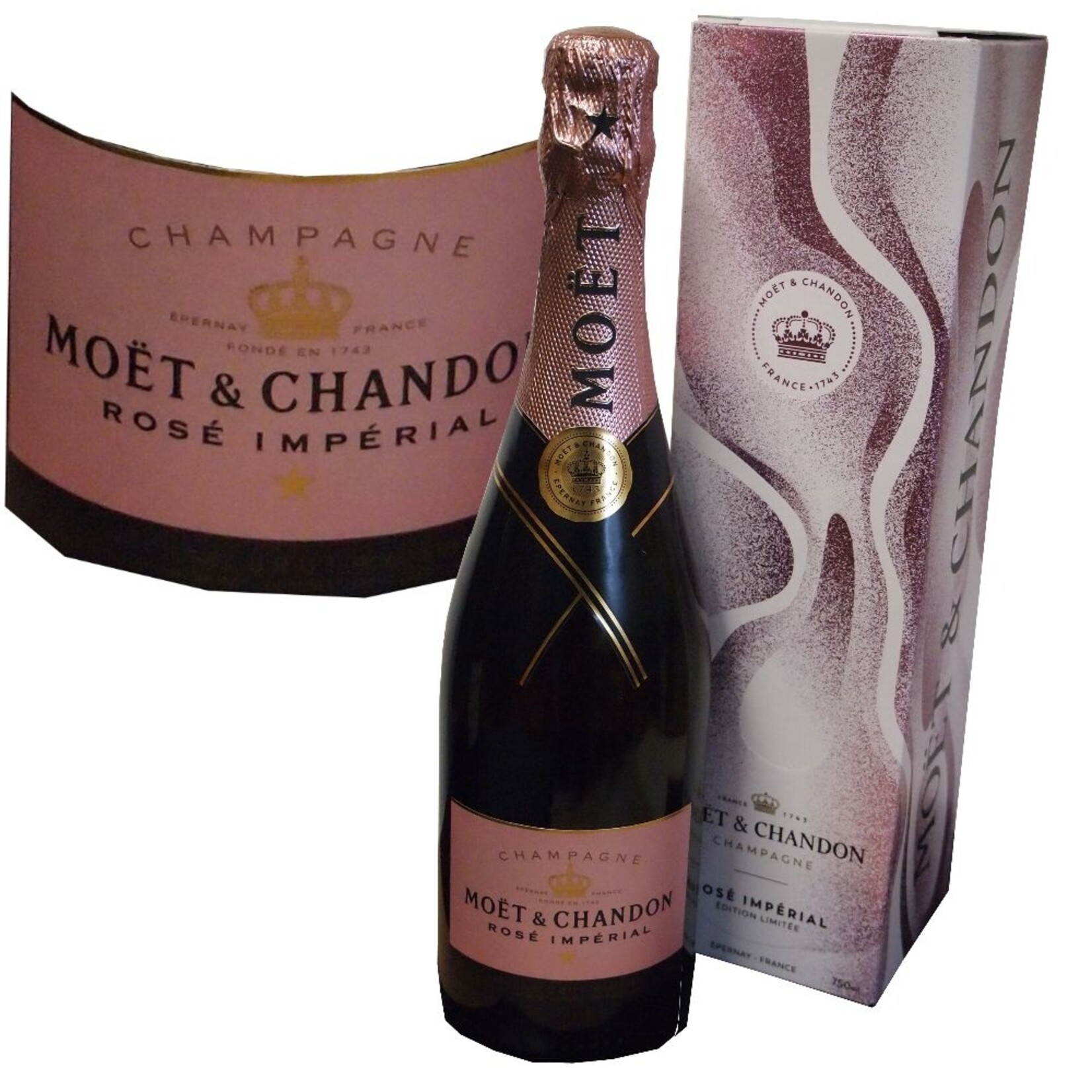 Moet & Chandon Champagner der fruchtige Rosé aus dem Champagnerhaus Moet & Chandon als Präsent verschicken lassen