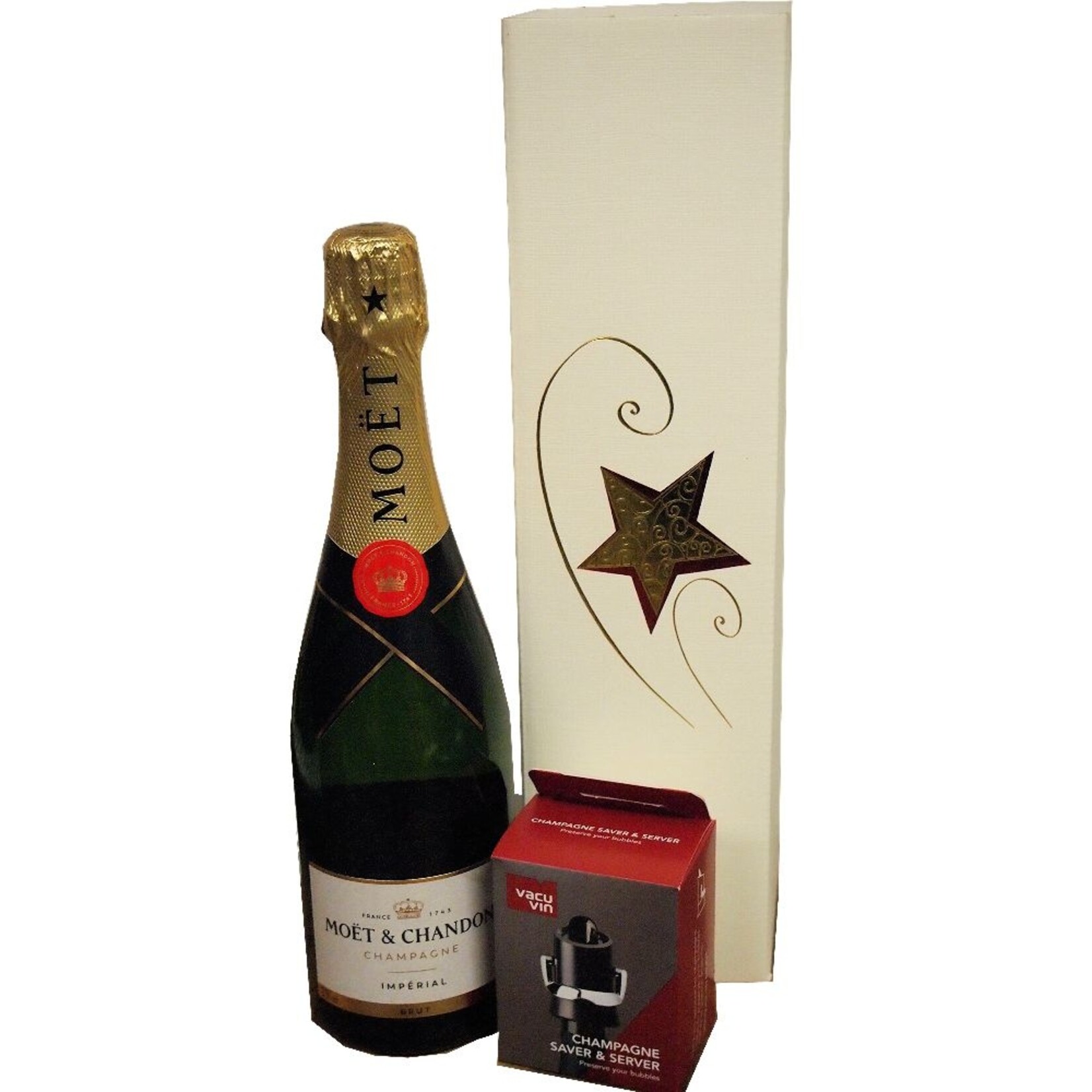 Moet & Chandon Champagner Brut Imperial Geschenkset Champagner mit Verschluß