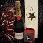 Moet & Chandon Champagner Brut Imperial mit passendem Verschluß und Ausgießer