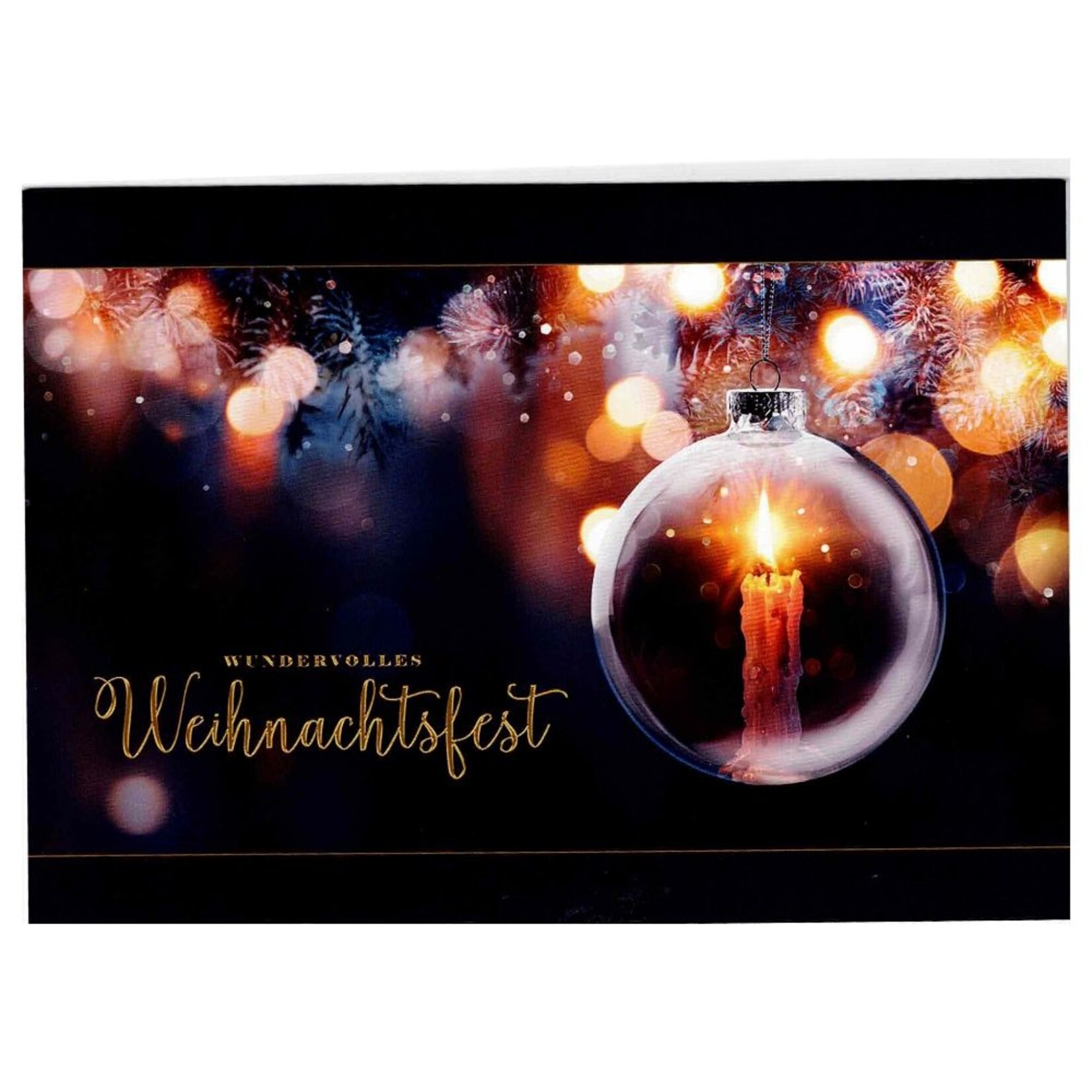 stimmungsvolle Karte zu Weihnachten