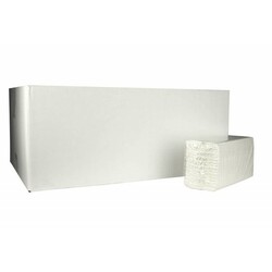 Papierhandtücher Z-Falz 2-lagig weiß 25 x 22 cm | 3.200 Blatt | 100 % Zellstoff