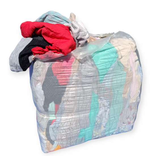 Huchem Putztücher | Bunt | Farbig sortiert | 10 kg | Trikot | Schiffsqualität