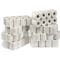 Huchem Toilettenpapier 3-lagig | 72 Rollen à 250 Blatt | 9 x 8 Rollen Zellstoff