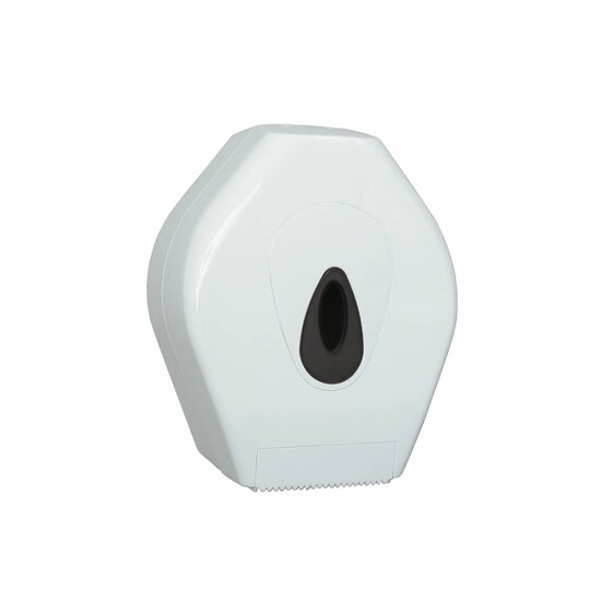 Huchem Toilettenpapierspender Mini Jumbo Wandmontage | ABS weiß | für Rollen bis 180 m