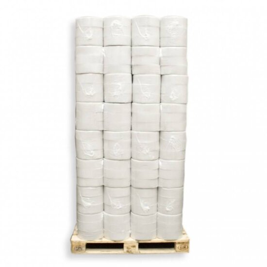 Huchem Toilettenpapier 2-lagig Premium | 4 Rollen à 400 Blatt | Zellstoff weiß